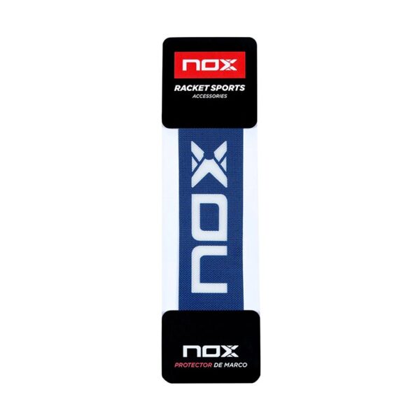 BOLSA 6 PROTECTORES NOX AZUL LOGO BLANCO