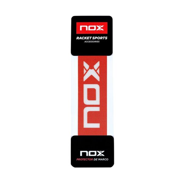 BOLSA 6 PROTECTORES NOX ROJO LOGO BLANCO