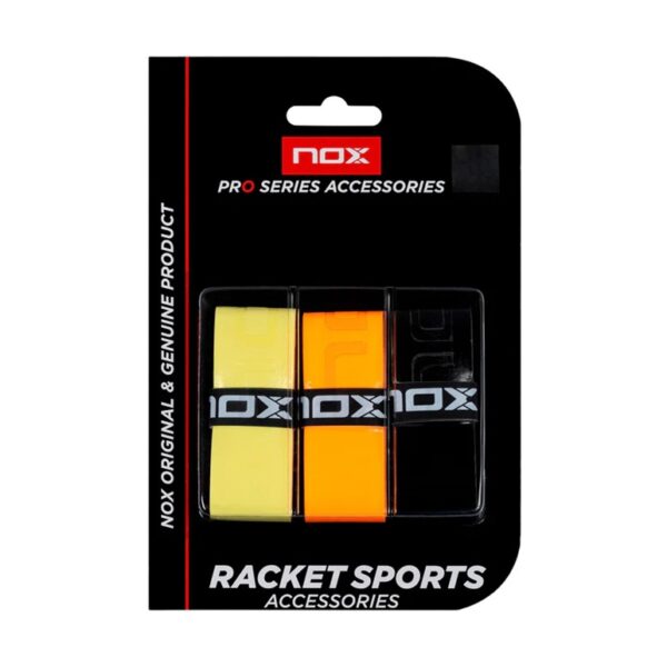 BLISTER 3 OVERGRIPS PRO NOX COLORES