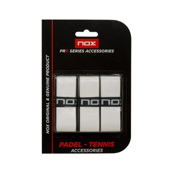 BLISTER 3 OVERGRIPS PRO NOX BLANCO