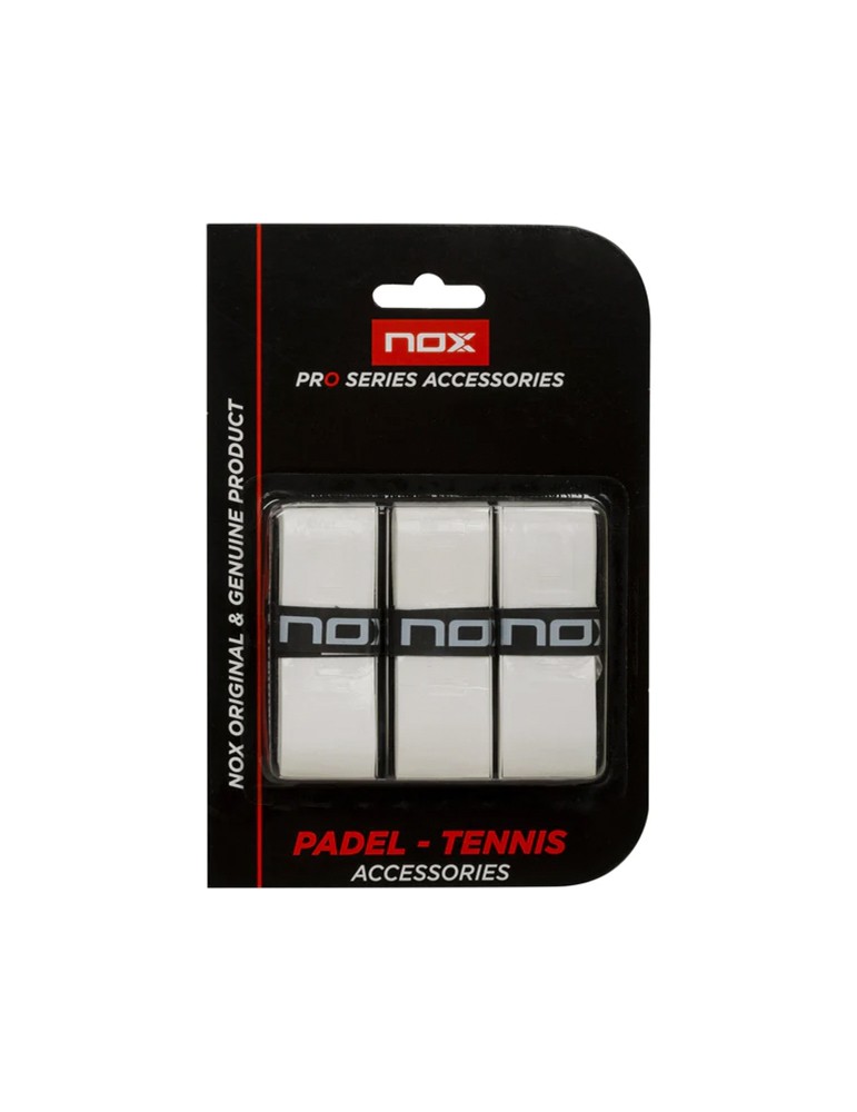 BLISTER 3 OVERGRIPS PRO NOX BLANCO