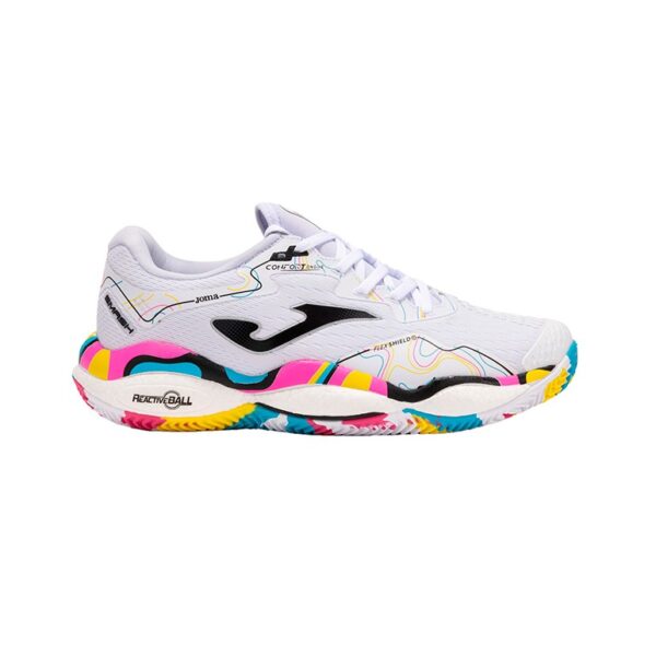 ZAPATILLAS DE PADEL JOMA SMASH BLANCO / MULTICOLOR 2025