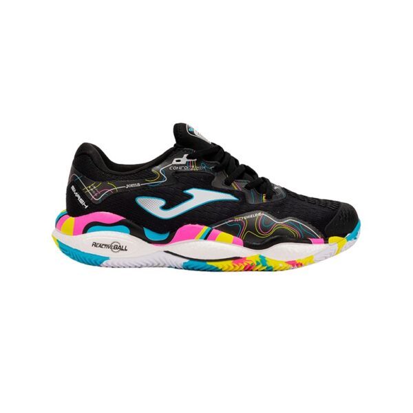 ZAPATILLAS DE PADEL JOMA SMASH NEGRO / MULTICOLOR 2025