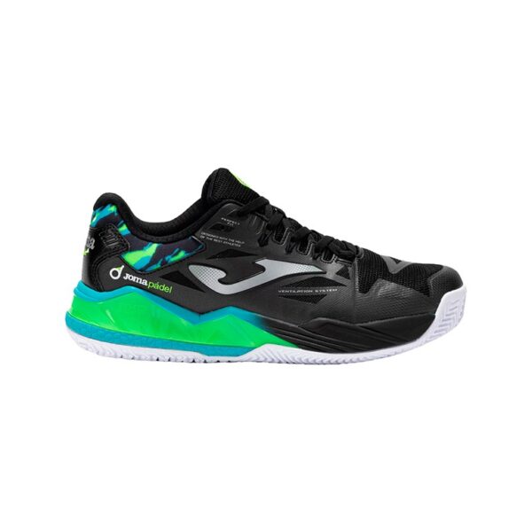 ZAPATILLAS DE PADEL JOMA SPIN NEGRO 2025