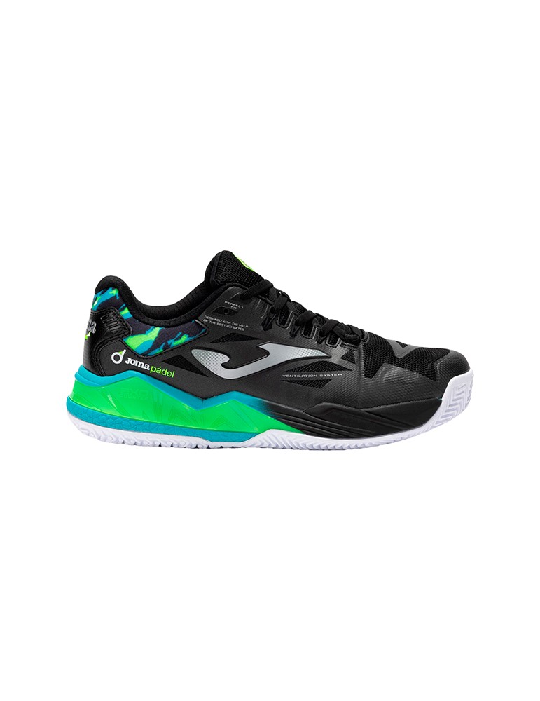 ZAPATILLAS DE PADEL JOMA SPIN NEGRO 2025