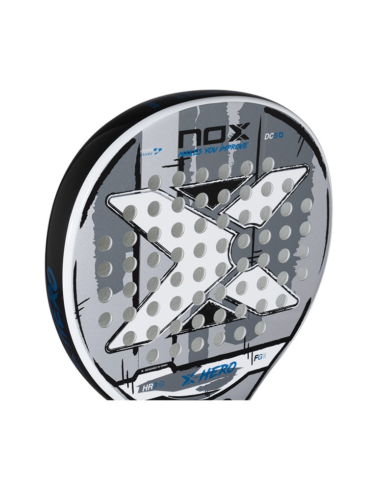 PALA DE PADEL NOX X-HERO WHITE 2026 - Imagen 5