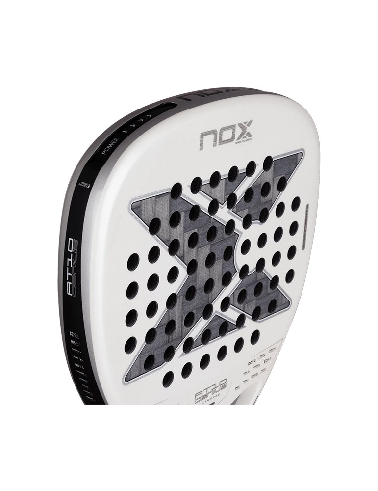PALA DE PADEL NOX AT10 LUXURY GENIUS ATTACK 12K ALUM XTREM BY AGUSTIN TAPIA 2026 - Imagen 4
